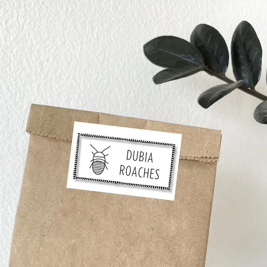Spiky Reptile Feeder Labels: Insect & Rodent Organizers (Digital Download)