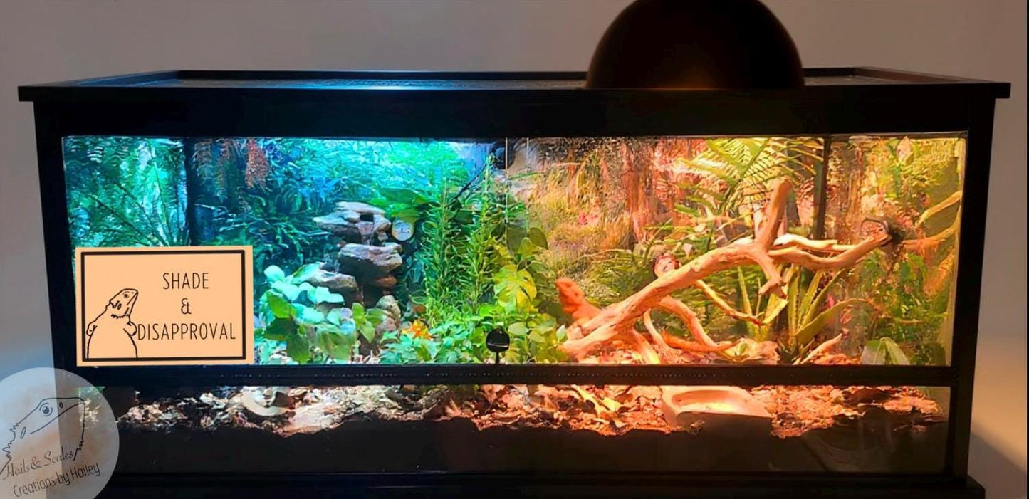 Bearded Dragon Mood Cards: Reptile Behavior Tank Labels (Digital Download)